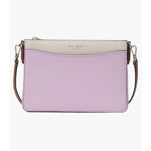 Kate Spade New York Womens Medium Pink Leather Convertible Margaux Crossbody Bag